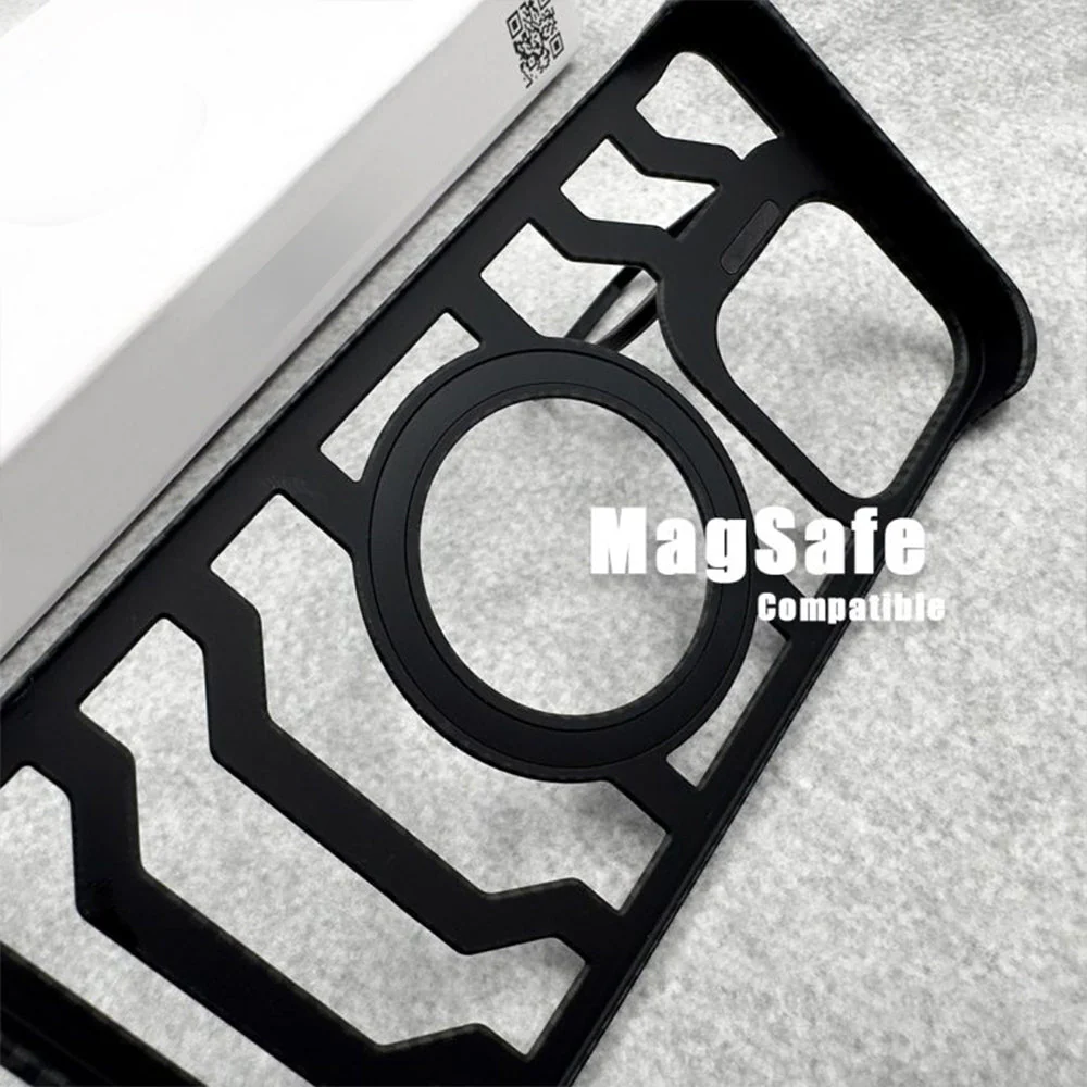 Bezel Less Carbon Fiber Magnetic iPhone Case - Image 3