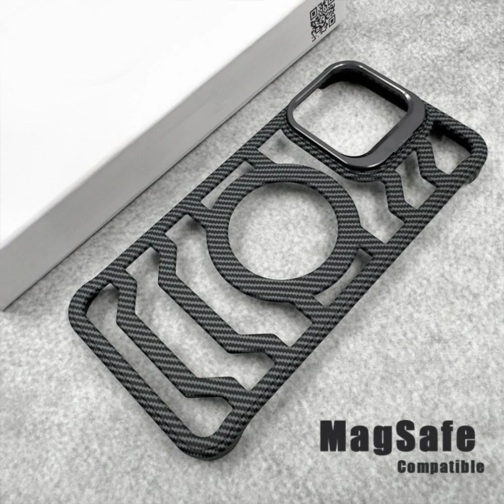Bezel Less Carbon Fiber Magnetic iPhone Case - Image 6
