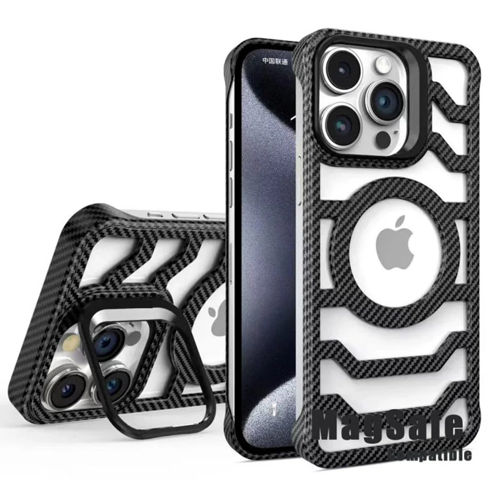 Bezel Less Carbon Fiber Magnetic iPhone Case - Image 8