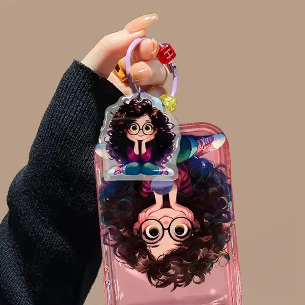 Cartoon Geek Girl Mirror iPhone Case - Image 3