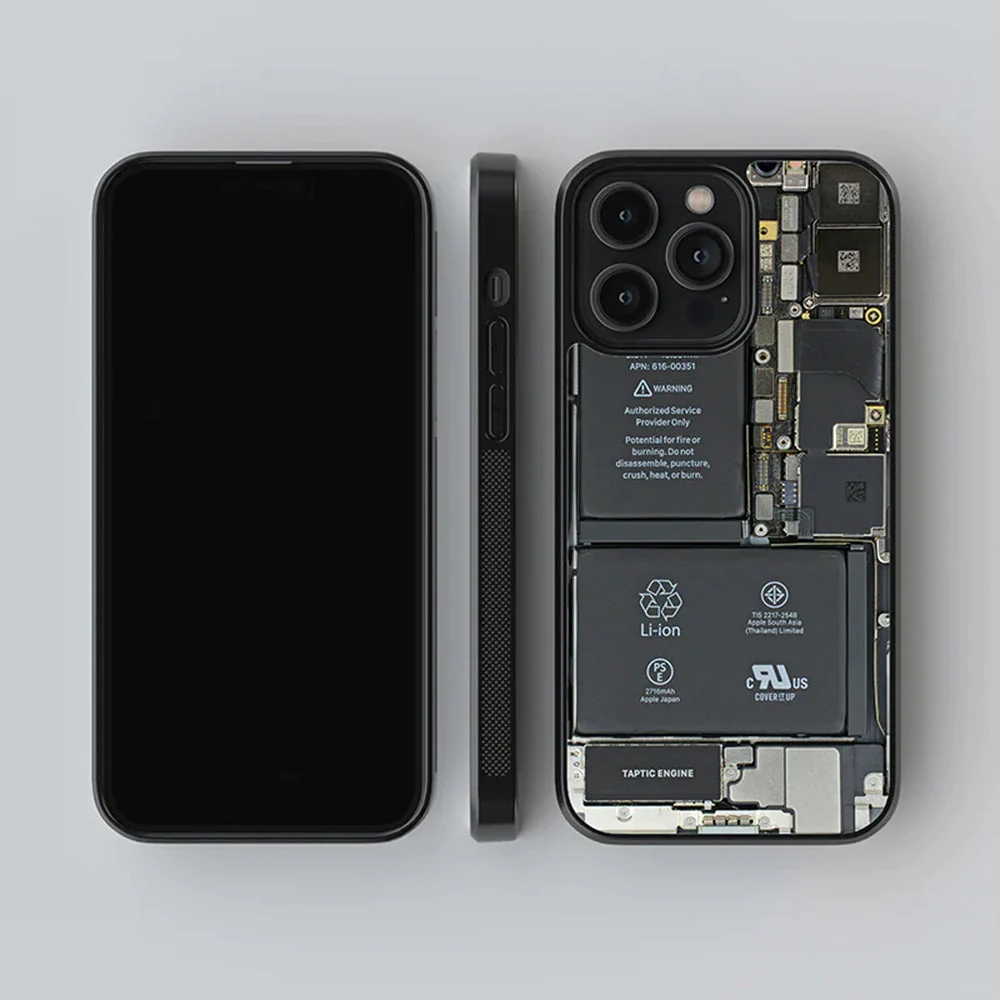 Circuit X Ray Glass iPhone Case - Image 4