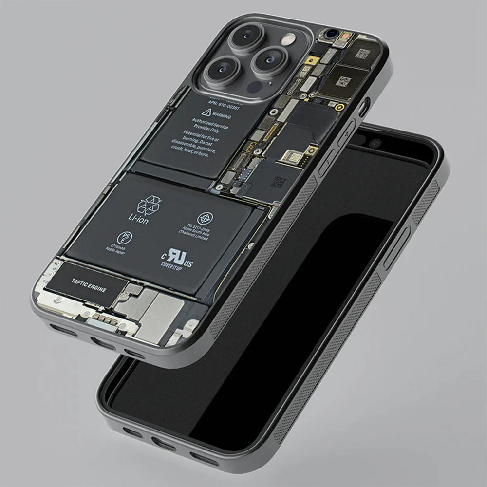 Circuit X Ray Glass iPhone Case - Image 5