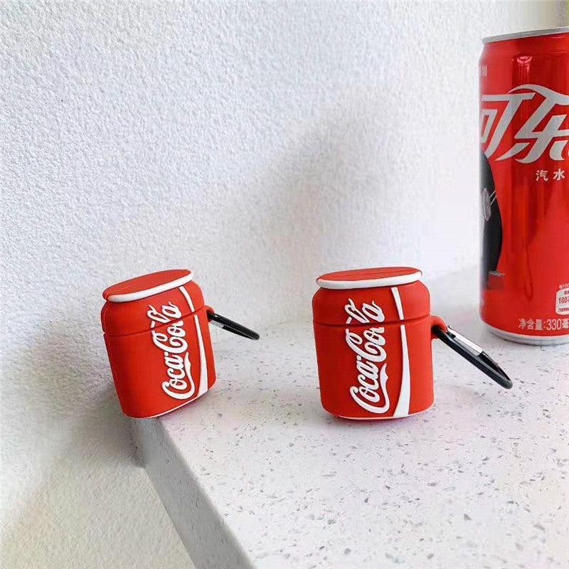 Coco-Cola Cane Silicone Airpods Case - Image 3