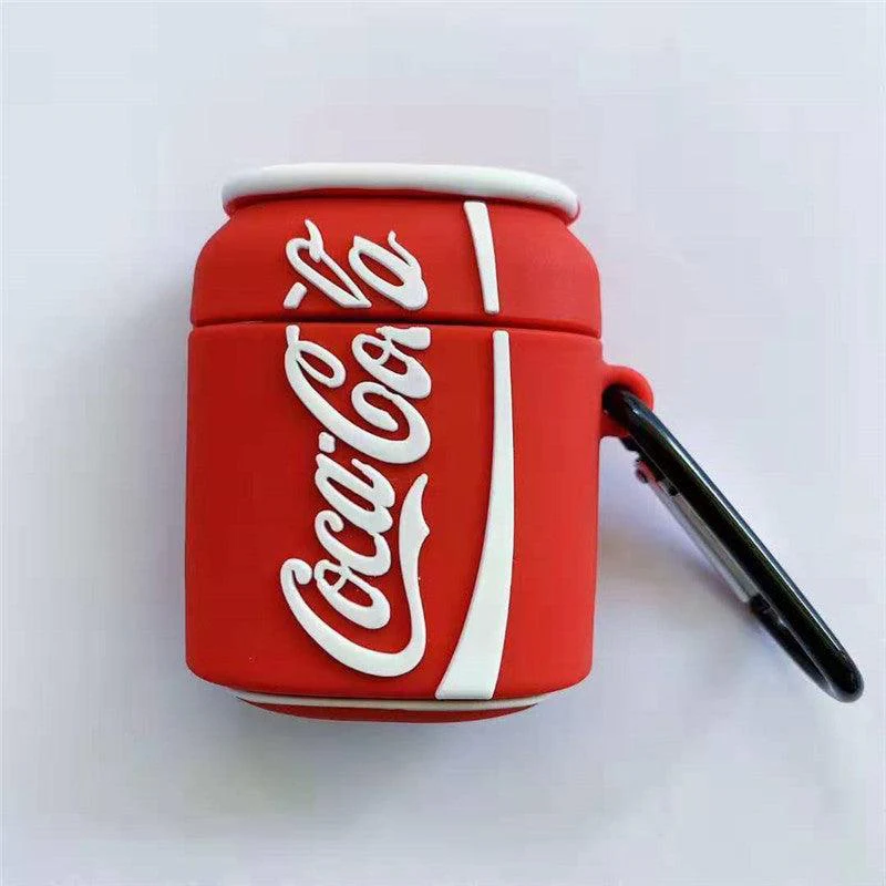 Coco-Cola Cane Silicone Airpods Case - Image 4
