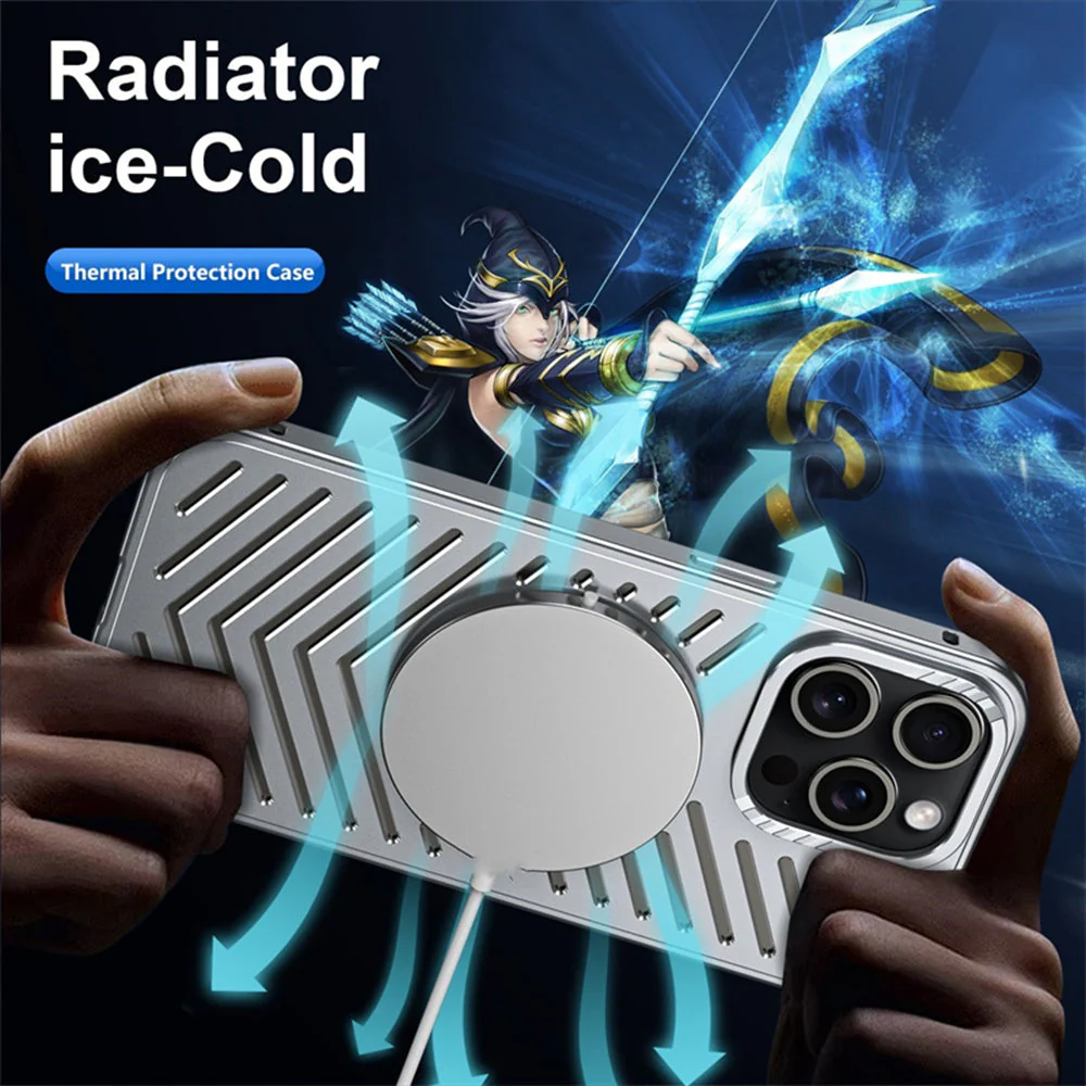 Heat Dissipation Aluminum Alloy iPhone Case - Image 4