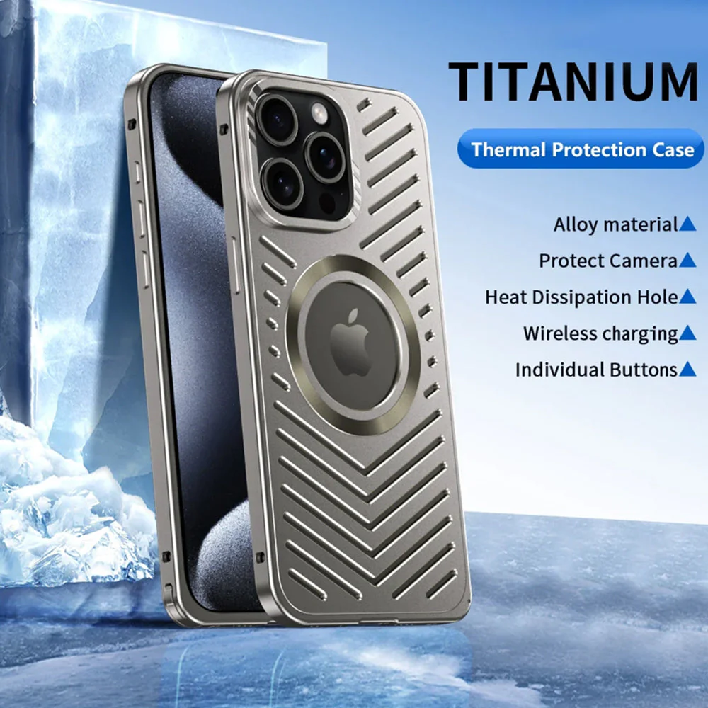 Heat Dissipation Aluminum Alloy iPhone Case - Image 7