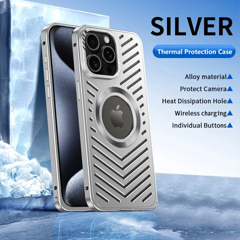 Heat Dissipation Aluminum Alloy iPhone Case - Image 8