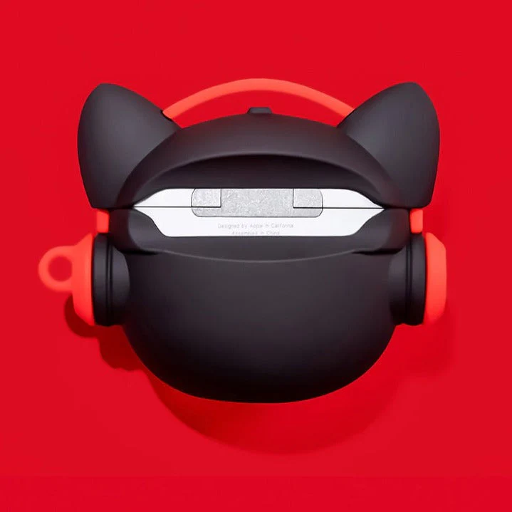 Hip-Hop Bulldog Silicone Apple AirPods Case - Image 4