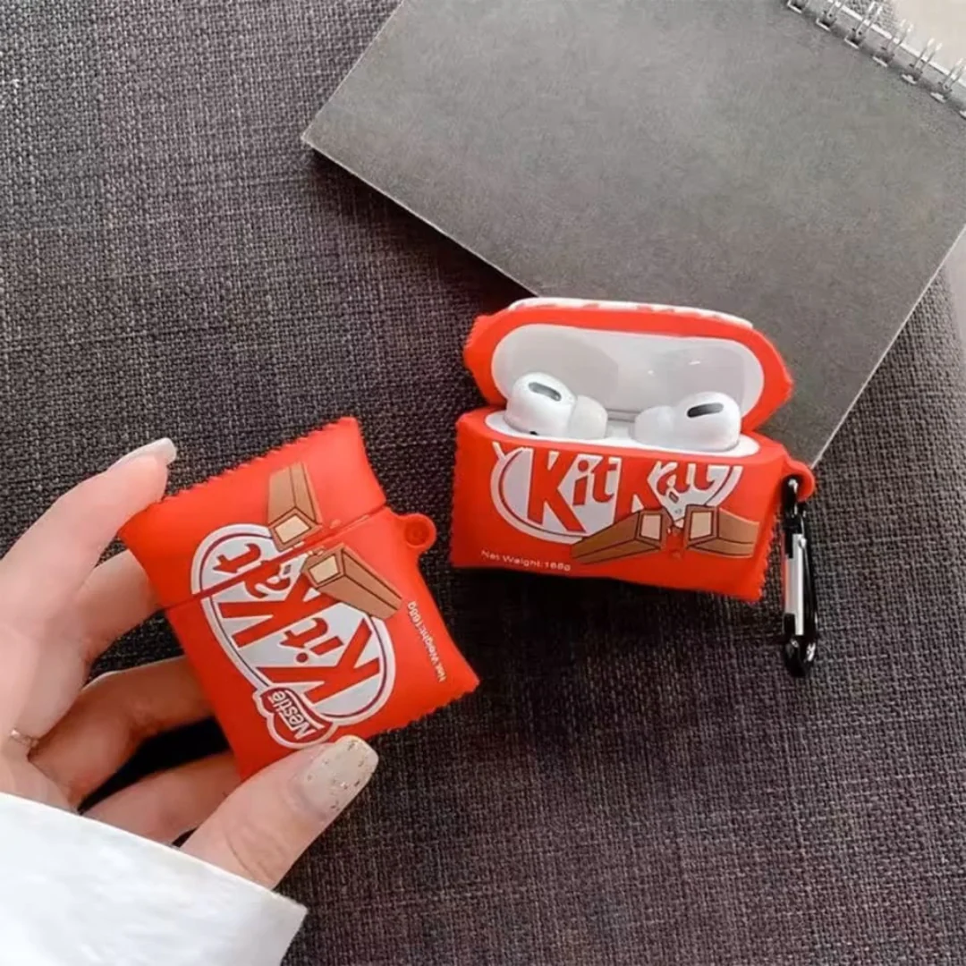 KitKat Silicone Apple AirPods Case Cover - Image 4