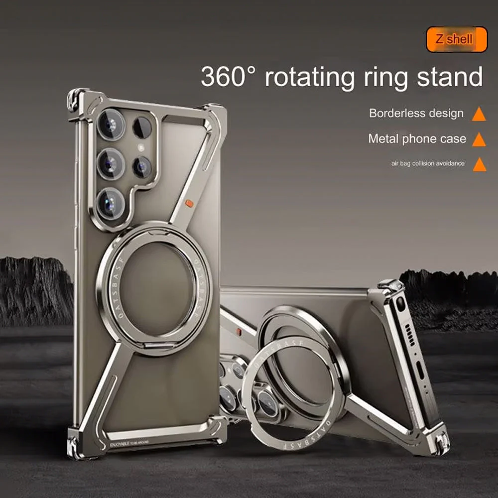 Luxury Z Shape Metal Case for Samsung - Image 8