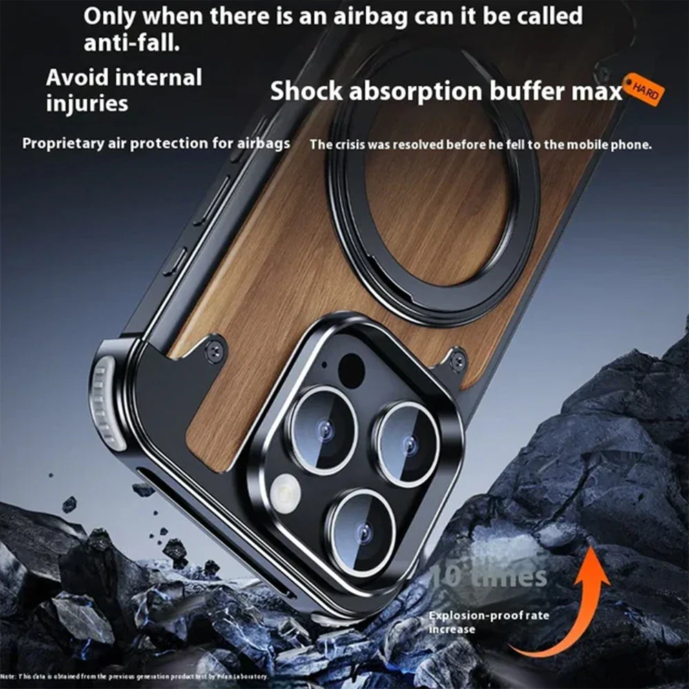 Walnut Lens Protection - iPhone Case - Image 6