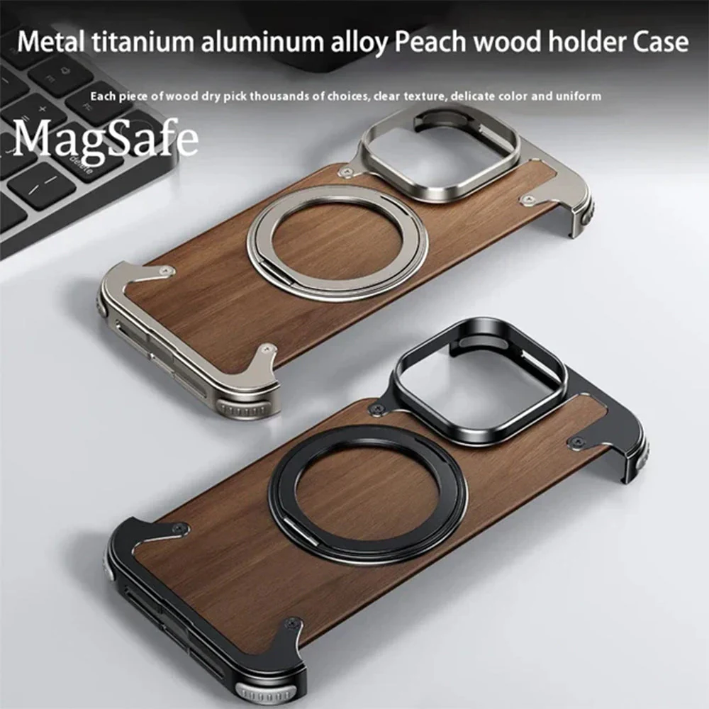 Walnut Lens Protection - iPhone Case - Image 8