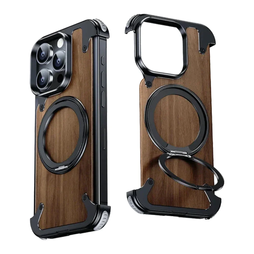 Walnut Lens Protection - iPhone Case - Image 9