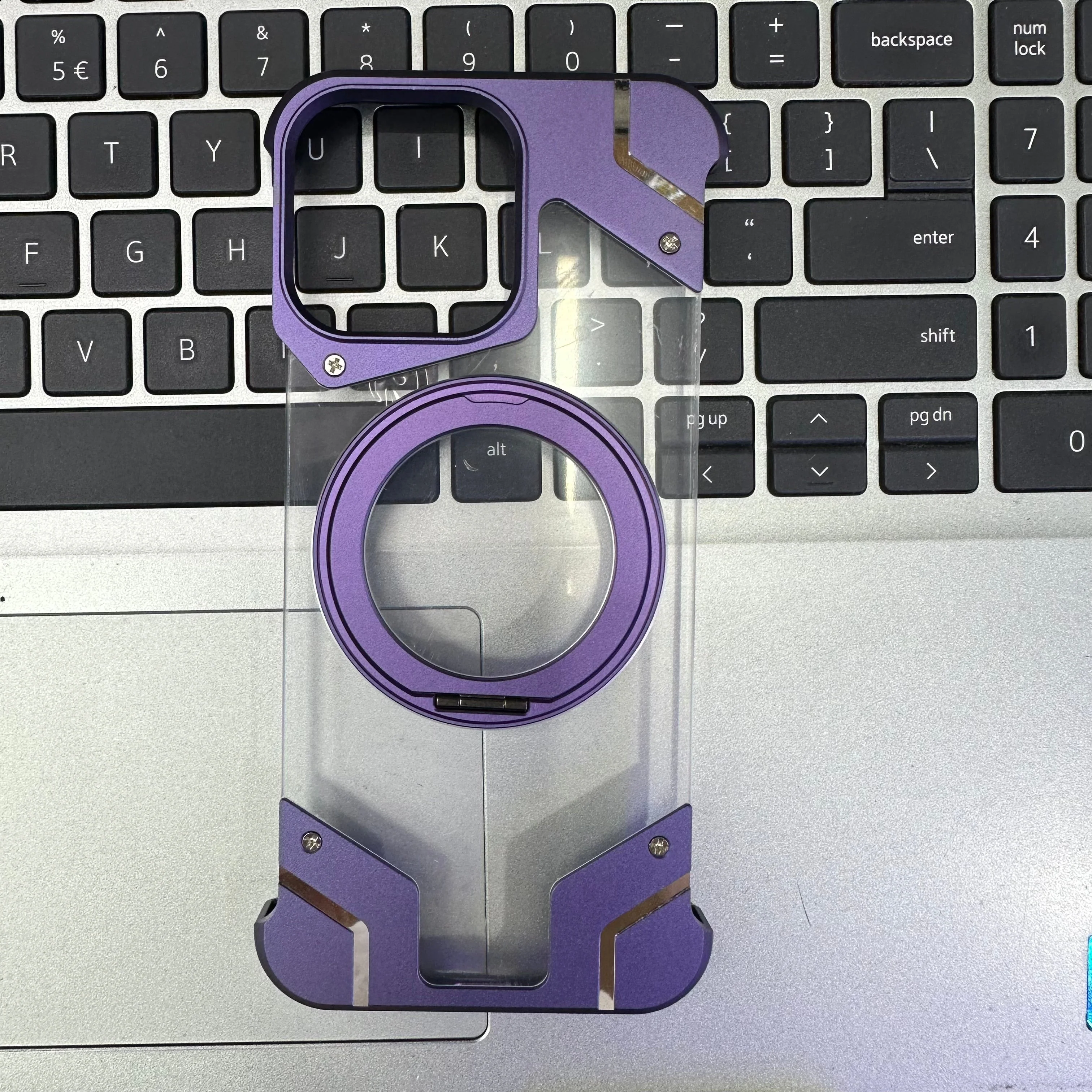 Metal Frameless Kickstand iPhone Case - Image 8