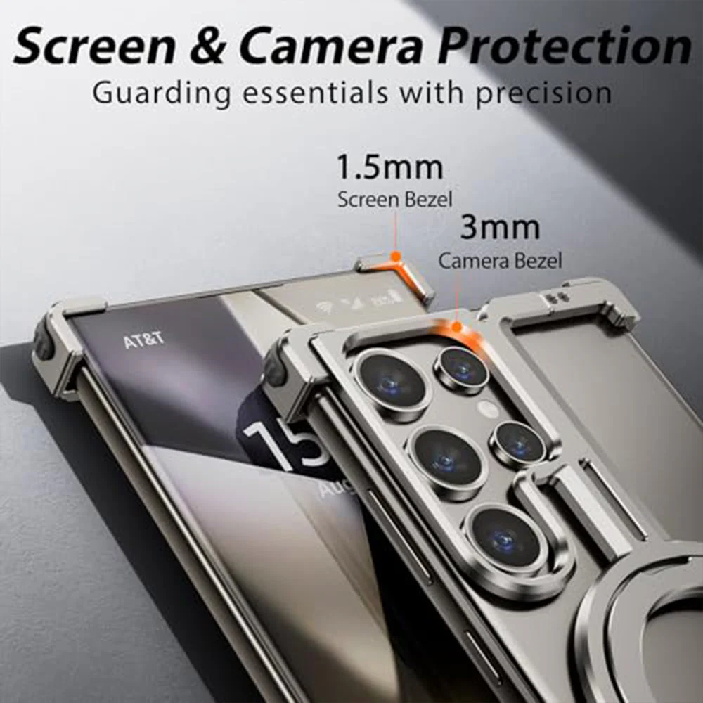 Minimal Metal Aircase for Samsung - MagSafe compatible - Image 3