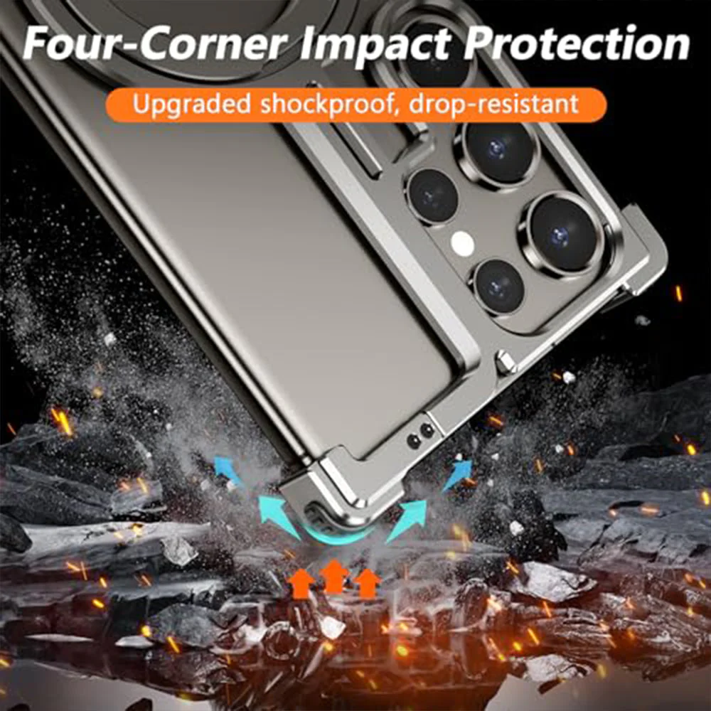 Minimal Metal Aircase for Samsung - MagSafe compatible - Image 5